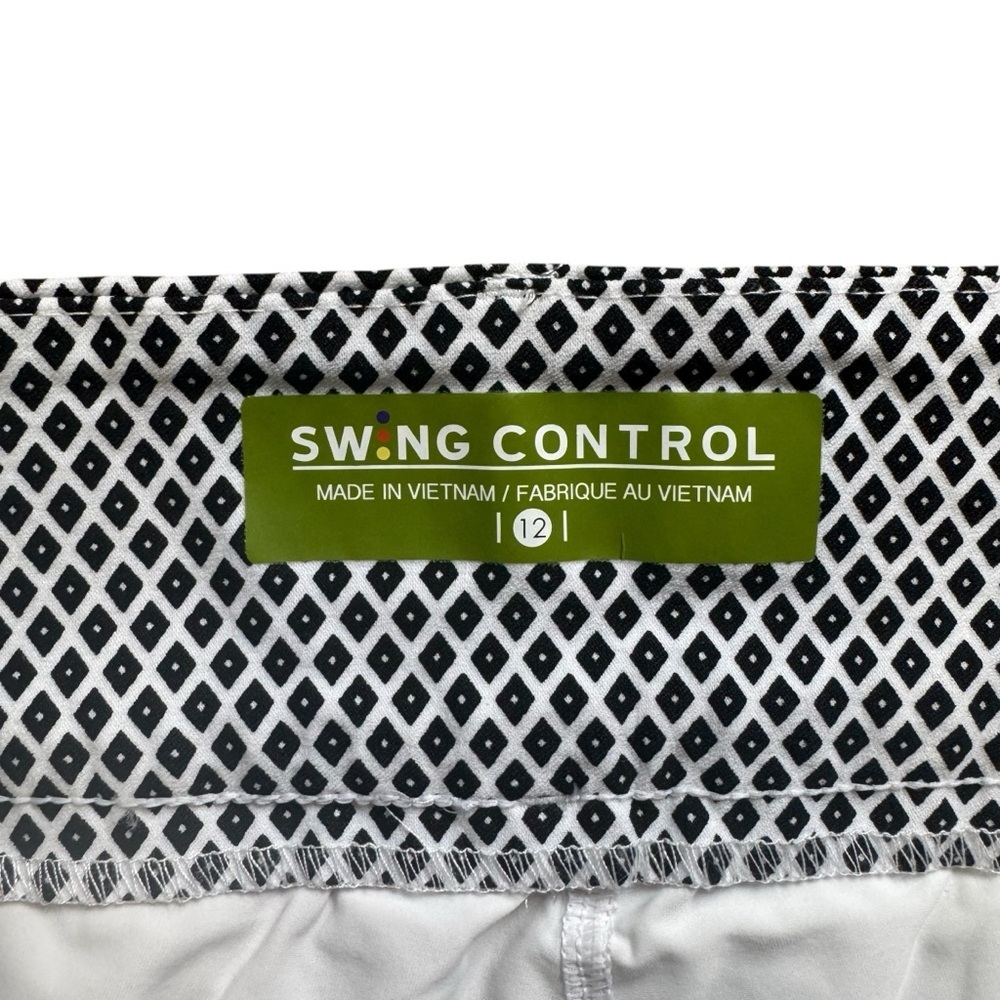 Swing Control Black And White Patterned Athletic … - image 6